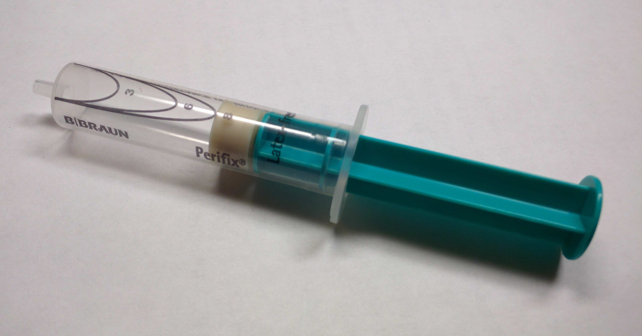 plastic LOR epidural syringe