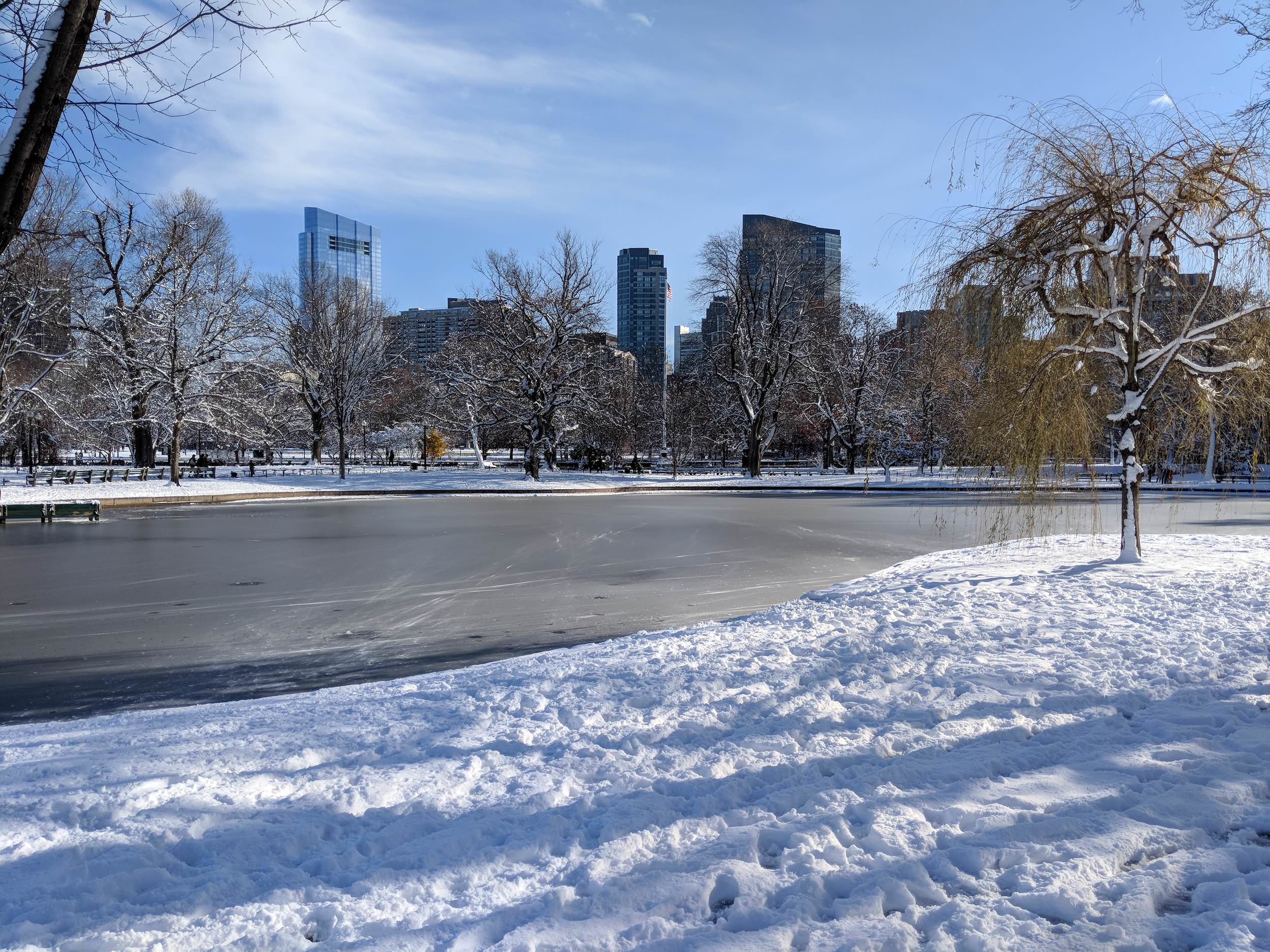 Boston's First Snow 2017 