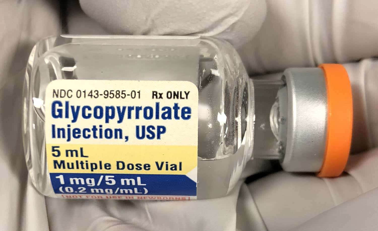 glycopyrrolate vial