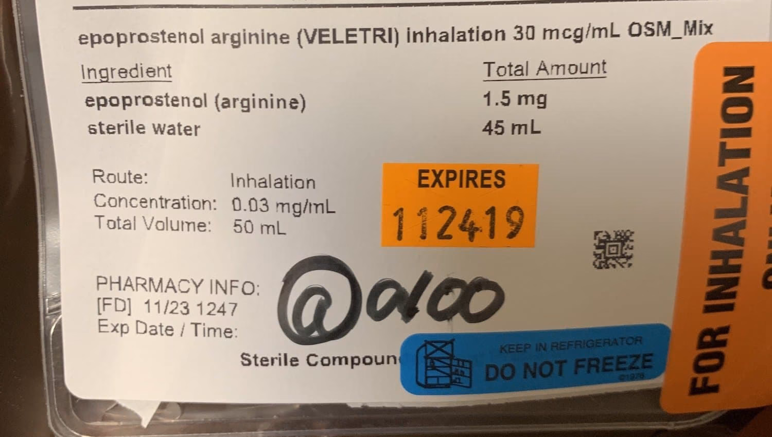 Epoprostenol