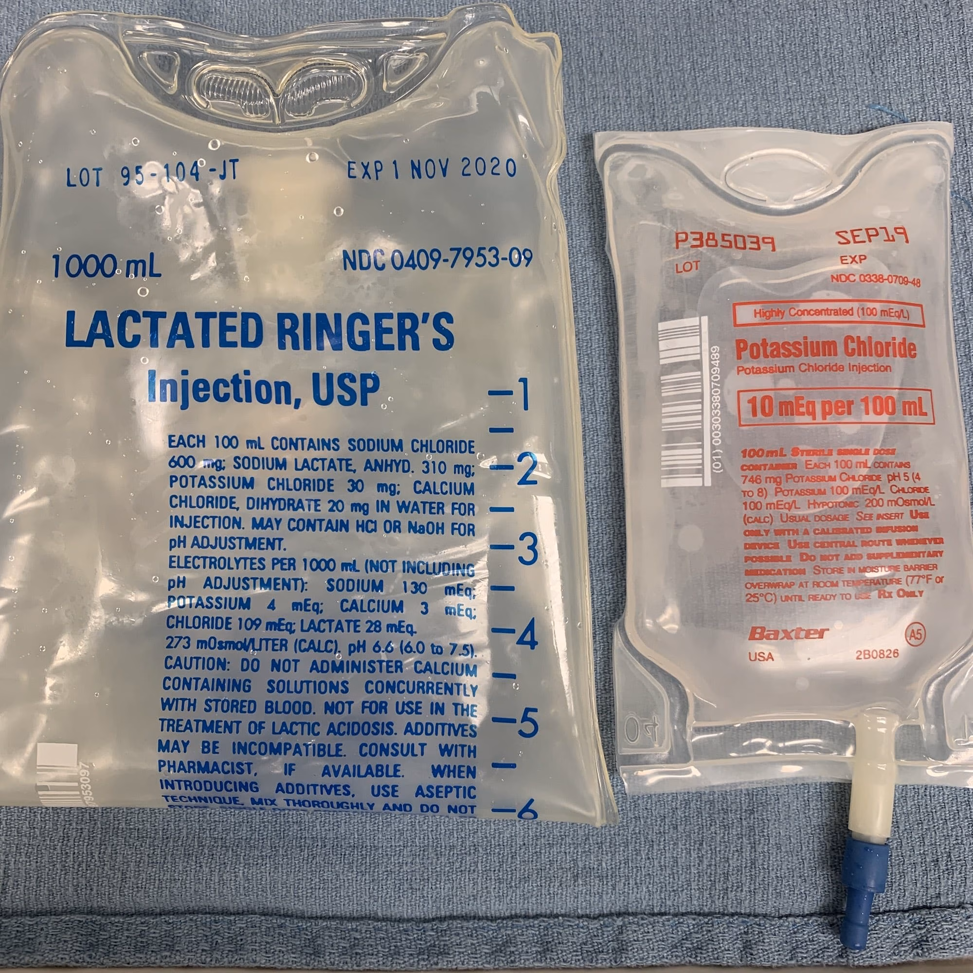 Lactated Ringers And Normosol In Hyperkalemia