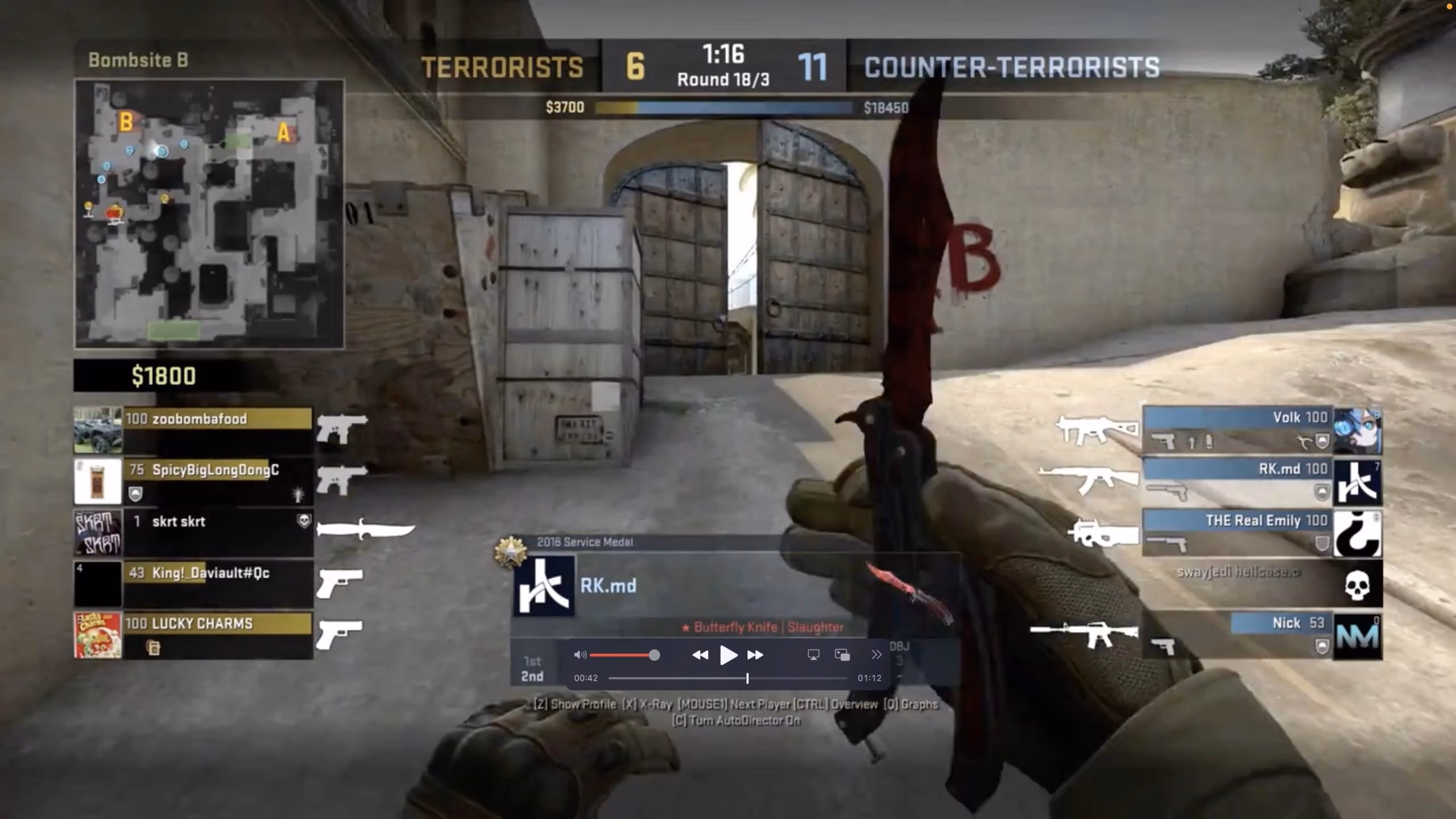 Clutch Ace in Counter-Strike: Global Offensive