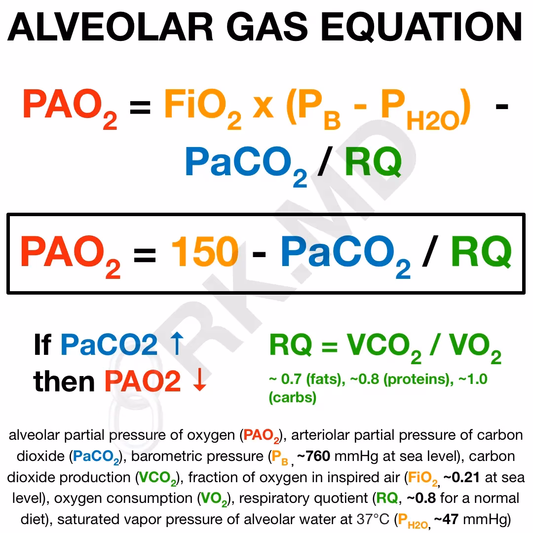 Alveolar Gas Equation